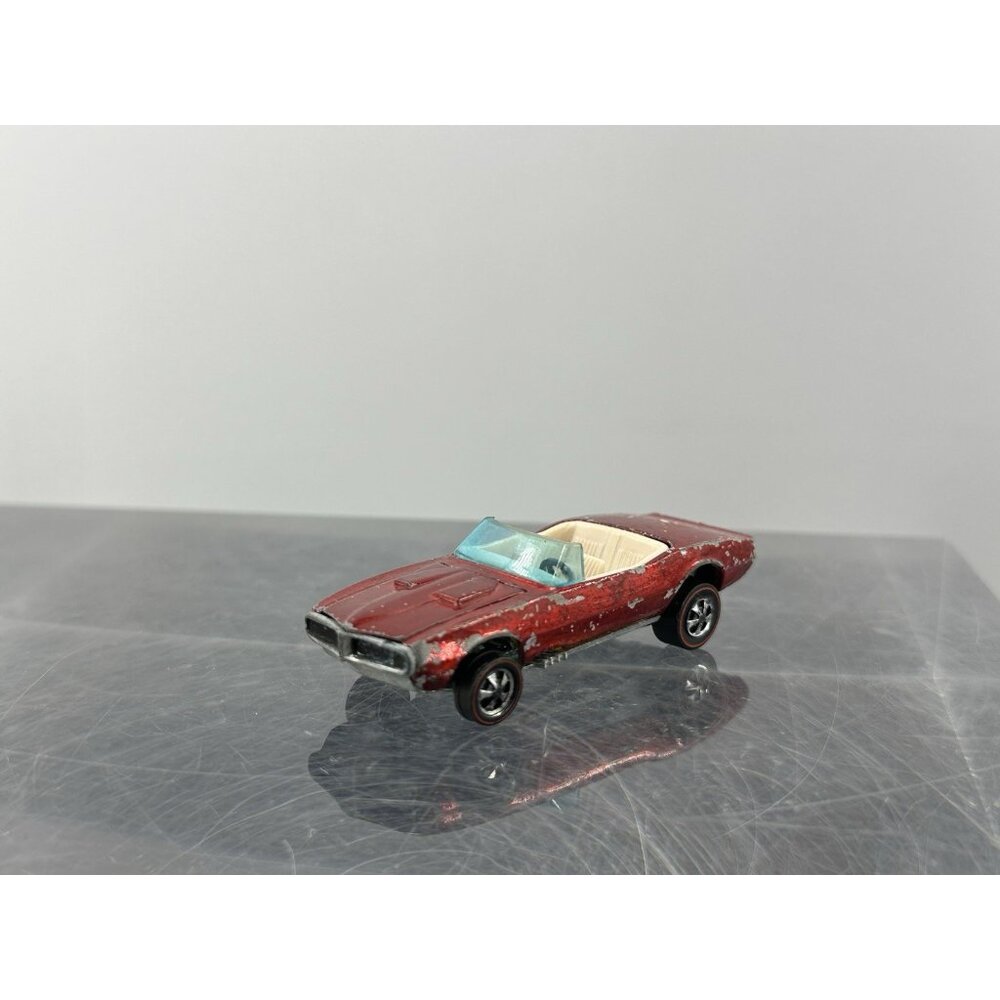 Vintage Hot Wheels Redline 1968 Red Custom Firebird - Picture 3 of 10